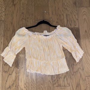 Peplum crop top